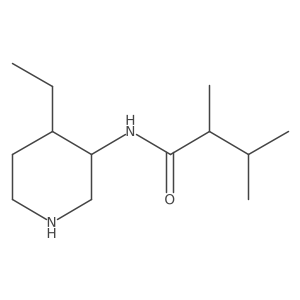 N-(4-ethylpiperidin-3-yl)-2,3-dimethylbutanamide Structure