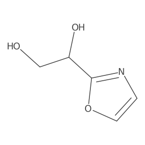 1-(1,3-Oxazol-2-yl)ethane-1,2-diol Structure