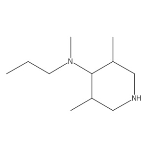 N,3,5-trimethyl-N-propylpiperidin-4-amine结构式
