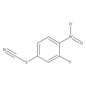 3-Fluoro-4-nitrophenylthiocyanate Structure