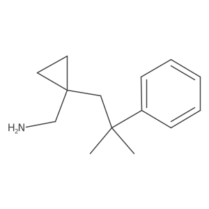 [1-(2-Methyl-2-phenylpropyl)cyclopropyl]methanamine Structure