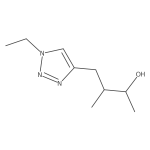 4-(1-ethyl-1H-1,2,3-triazol-4-yl)-3-methylbutan-2-ol Structure