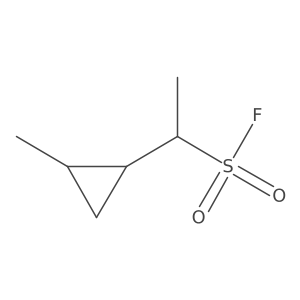 1-(2-Methylcyclopropyl)ethane-1-sulfonyl fluoride结构式