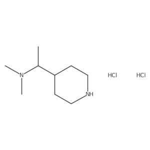 N,N-Dimethyl-1-(4-piperidinyl)-1-ethanamine dihydrochloride Structure