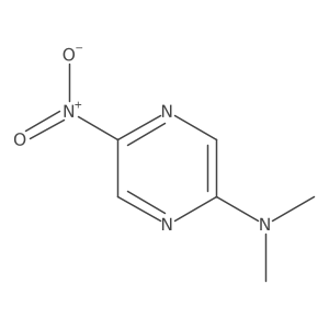 Dimethyl-(6-nitro-pyrazin-3-yl)-amine结构式