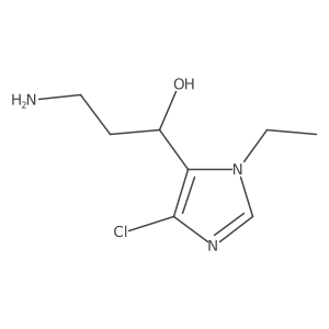 (1R)-3-amino-1-(4-chloro-1-ethyl-1H-imidazol-5-yl)propan-1-ol Structure