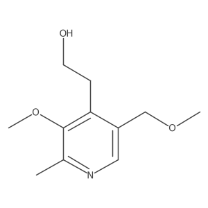 2-[3-Methoxy-5-(methoxymethyl)-2-methylpyridin-4-yl]ethan-1-ol结构式