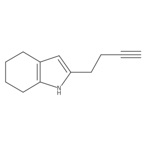 2-(but-3-yn-1-yl)-4,5,6,7-tetrahydro-1H-indole Structure