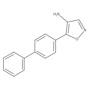 5-(4-Phenylphenyl)-1,2-oxazol-4-amine结构式