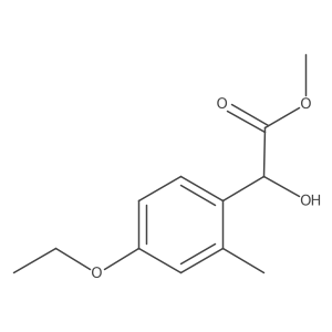 Methyl 2-(4-ethoxy-2-methylphenyl)-2-hydroxyacetate Structure