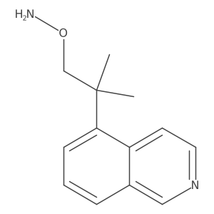 O-[2-(isoquinolin-5-yl)-2-methylpropyl]hydroxylamine Structure