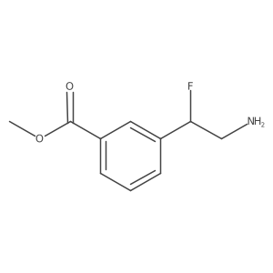 Methyl 3-(2-amino-1-fluoroethyl)benzoate Structure