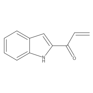 1-(1H-indol-2-yl)prop-2-en-1-one结构式