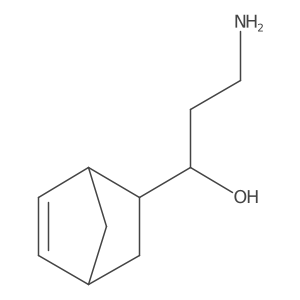 3-Amino-1-{bicyclo[2.2.1]hept-5-en-2-yl}propan-1-ol结构式