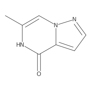 6-methyl-4H,5H-pyrazolo[1,5-a]pyrazin-4-one Structure