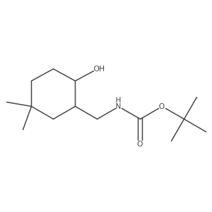 Tert-butyl N-[(2-hydroxy-5,5-dimethylcyclohexyl)methyl]carbamate Structure