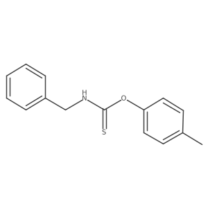 O-(4-Methylphenyl) N-(phenylmethyl)carbamothioate Structure