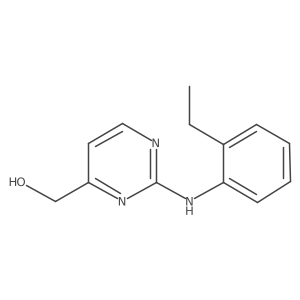 {2-[(2-Ethylphenyl)amino]pyrimidin-4-yl}methanol Structure