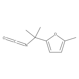 2-(2-Isocyanatopropan-2-yl)-5-methylfuran Structure