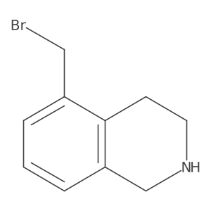 5-(Bromomethyl)-1,2,3,4-tetrahydroisoquinoline结构式