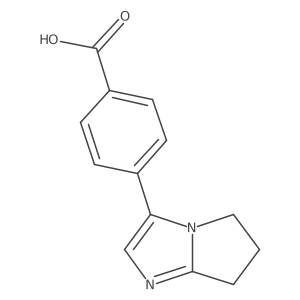 4-{5H,6H,7H-pyrrolo[1,2-a]imidazol-3-yl}benzoic acid Structure