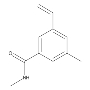 N,3-Dimethyl-5-vinylbenzamide结构式