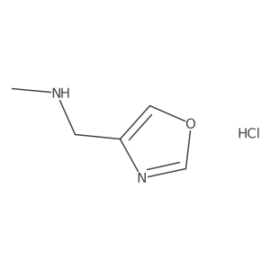 Methyl[(1,3-oxazol-4-yl)methyl]amine hydrochloride Structure