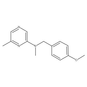 N-[(4-methoxyphenyl)methyl]-N,6-dimethylpyrazin-2-amine Structure