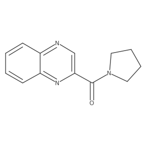 2-(Pyrrolidine-1-carbonyl)quinoxaline结构式
