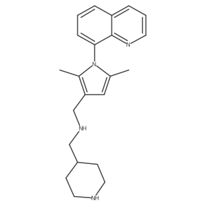 N-[[2,5-Dimethyl-1-(8-quinolinyl)-1H-pyrrol-3-yl]methyl]-4-piperidinemethanamine结构式