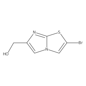 (2-Bromoimidazo[2,1-b]thiazol-6-yl)methanol结构式