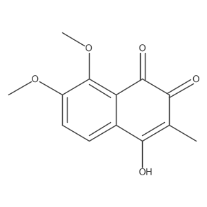 3-O-Demethyl-5,6-O-dimethylmalvone A Structure