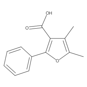 4,5-Dimethyl-2-phenylfuran-3-carboxylic acid Structure