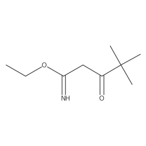 Ethyl 4,4-dimethyl-3-oxopentanimidate Structure