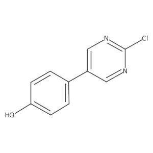 4-(2-Chloro-5-pyrimidinyl)phenol Structure
