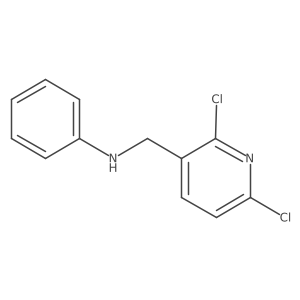 N-[(2,6-dichloropyridin-3-yl)methyl]aniline结构式