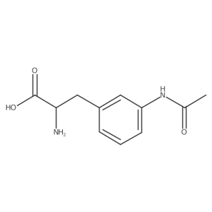 2-Amino-3-(3-acetamidophenyl)propanoic acid结构式
