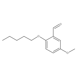 5-Methoxy-2-(pentyloxy)benzaldehyde结构式