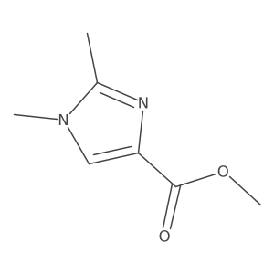 methyl 1,2-dimethyl-1H-imidazole-4-carboxylate Structure