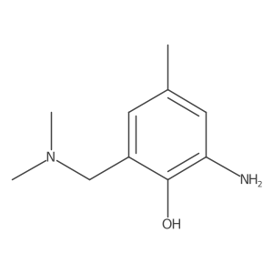 2-Amino-6-[(dimethylamino)methyl]-4-methylphenol Structure