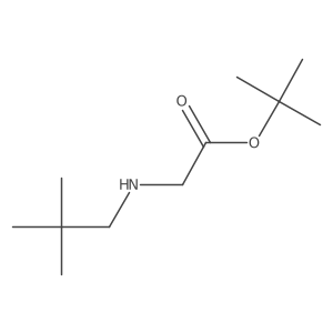 Tert-butyl 2-[(2,2-dimethylpropyl)amino]acetate结构式