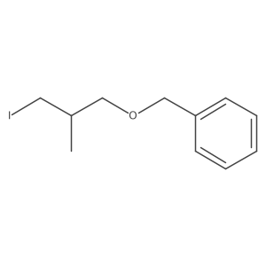 (3-Iodo-2-methyl-propoxymethyl)-benzene Structure