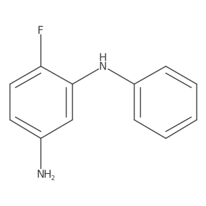 4-fluoro-3-N-phenylbenzene-1,3-diamine Structure