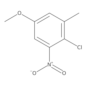 2-Chloro-5-methoxy-1-methyl-3-nitrobenzene Structure