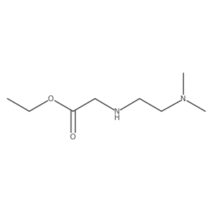 Ethyl 2-{[2-(dimethylamino)ethyl]amino}acetate结构式