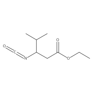 Ethyl 3-isocyanato-4-methylpentanoate Structure