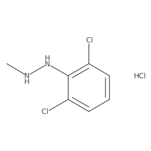 1-(2,6-dichlorophenyl)-2-methylHydrazine hydrochloride Structure