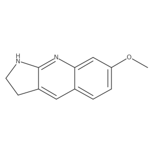 7-methoxy-1H,2H,3H-pyrrolo[2,3-b]quinoline结构式