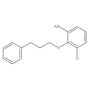3-Chloro-2-(3-phenylpropoxy)aniline结构式