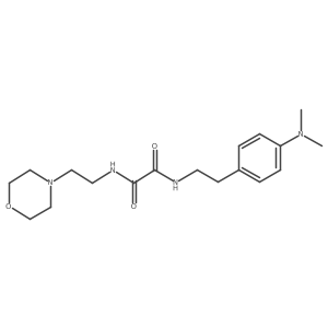 N1-(4-(dimethylamino)phenethyl)-N2-(2-morpholinoethyl)oxalamide结构式